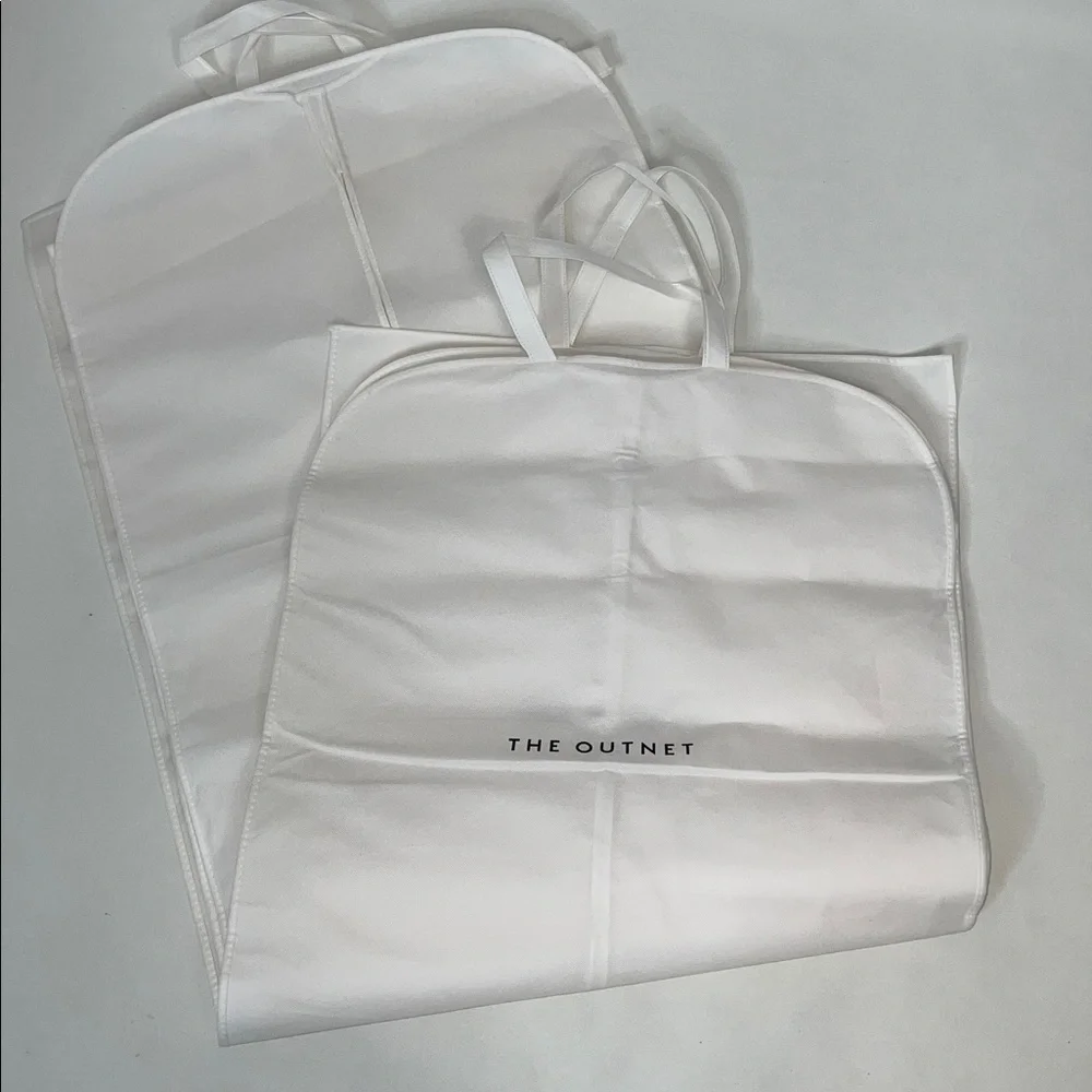 The Outnet vinyl garment full zipper bags set of 3